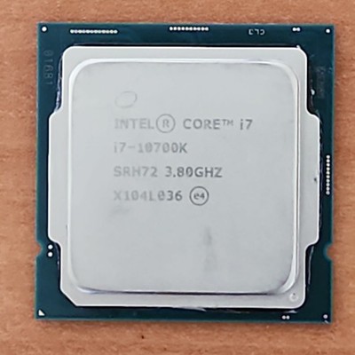 Intel Core i7-10700K 3.00GHz 8 Core SRH72 16 Thread LGA 1200