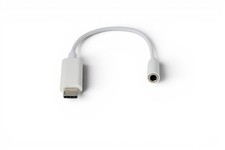 6in USB Type C to 3.5 mm Headphone Jack Adapter - White
