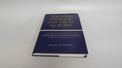 			Thomas Erskine and Trial by Jury, Hostettler, John, Barry Rose La		