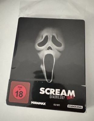 UNCUT Scream Quadrilogy (Blu Ray Steelbook) 1 2 3 4 I II III IV 
