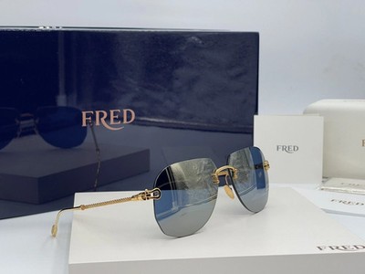 Sunglasses Fred FG40001U Solid Gold 18k Limited Edition 100% Genuine