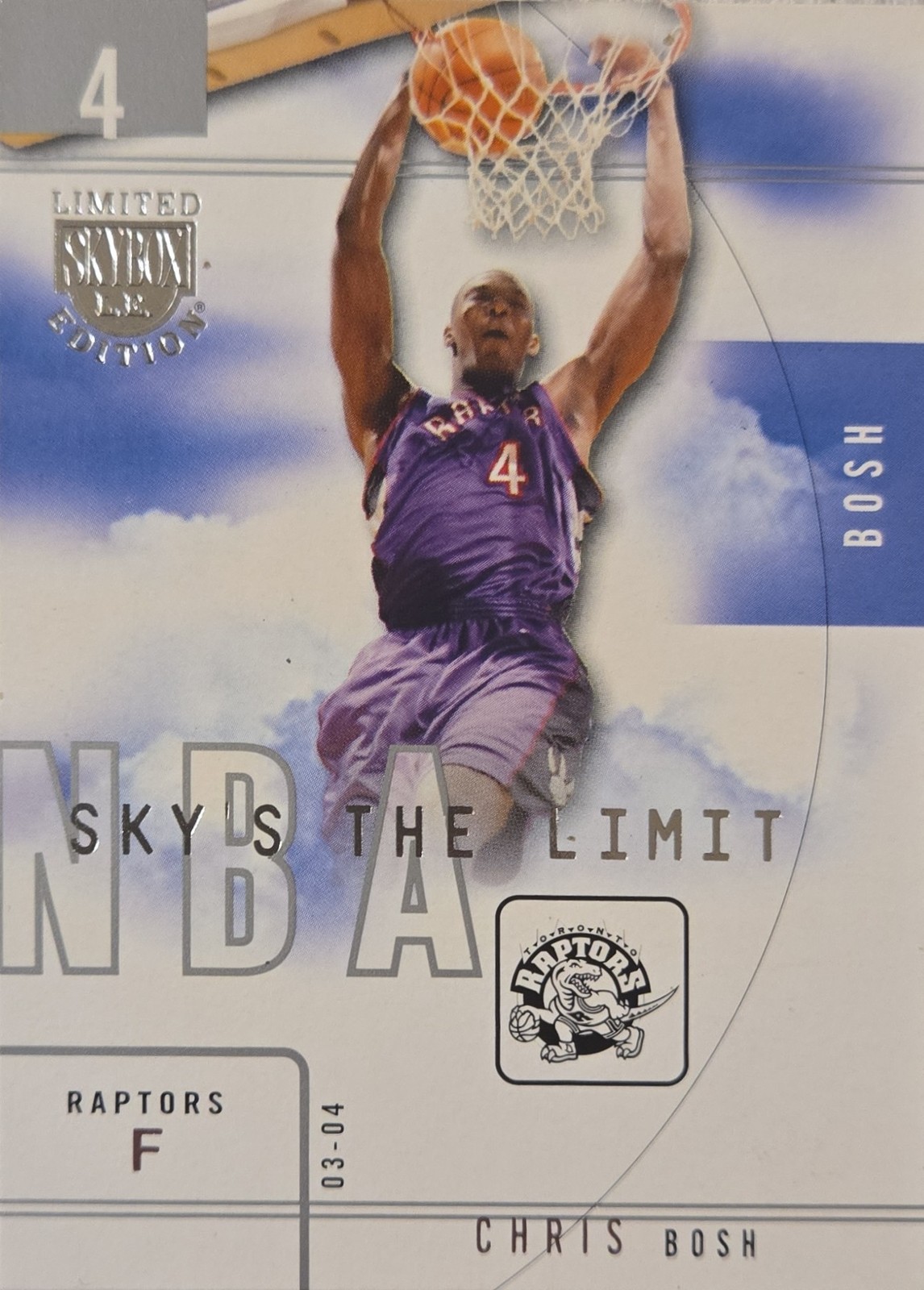 2003 SkyBox LE Sky's the Limit#19 SL Chris Bosh