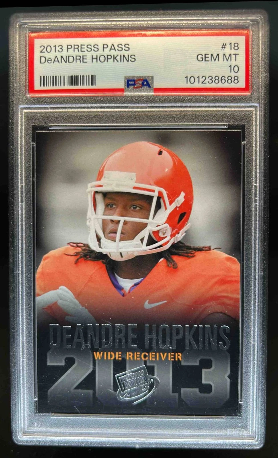 DeAndre Hopkins Press Pass #18 Base