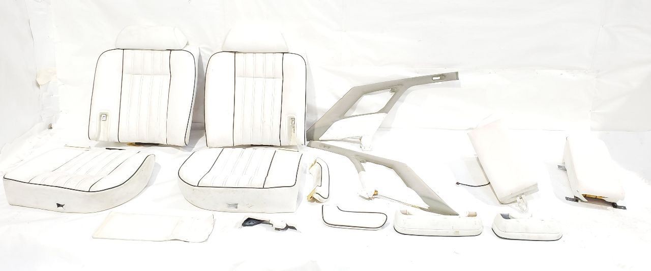 1994 Rolls Royce Silver Spur OEM Complete Rear Back Seat 