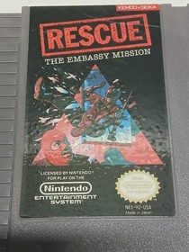 Rescue: The Embassy Mission (Nintendo NES, 1990) Game Only TESTED 