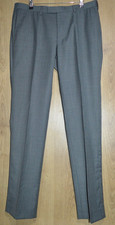 French Connection Grey Wool Blend Suit Trousers 36W 31.5L