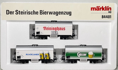 Märklin H0 84481 Kühlwagenset Der Steirische  Bierwagenzug Ep.IV neuwertig & OVP | Condition: Gebraucht