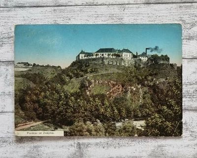 AK Znojma Pozdrav Gebäude Architektur Grüße Ansichtskarte Vintage Postkarte alt - Bild 1 von 2