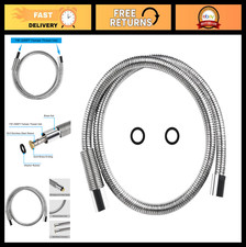 60" Pre Rinse Sprayer Hose 1.42 GPM Flexible Stainless Kitchen Faucet Replacemen