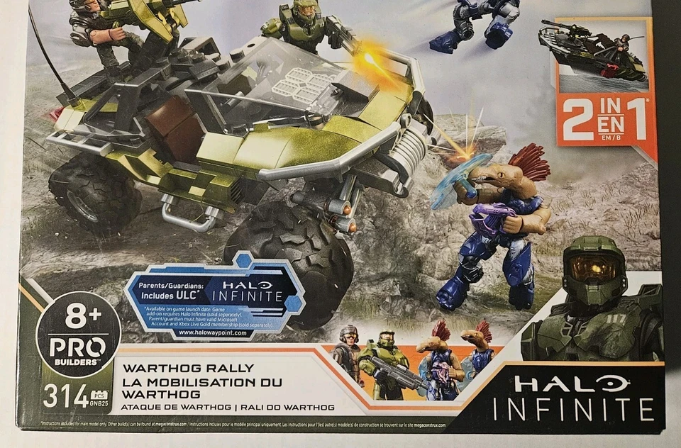 MEGA Construx Halo Infinite Warthog Rally ULC Code ( GNB25 ) (NISB) Fast Ship - Image 2 of 3