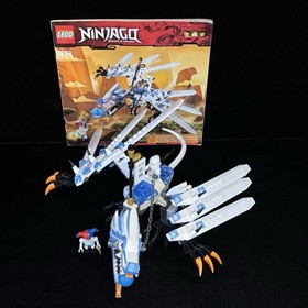 LEGO 2260 NINJAGO: Ice Dragon Attack 100% Complete w Minifigures Instructions