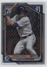 2024 Bowman Chrome Prospects Refractor 64/499 Carson Rucker #BCP-65 0nr3