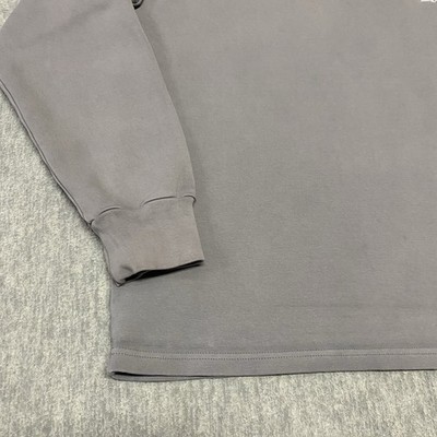 Kith Sweater Sweatshirt Mens XS Gray Relaxed Compact Turtleneck
