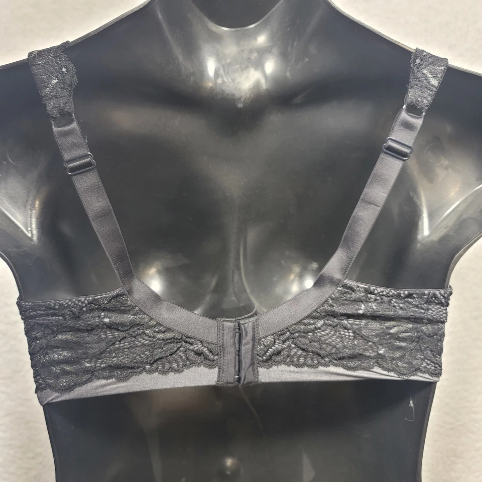 Nuevo con etiquetas Sujetador Bali 38 DD Negro Encaje Figura Completa Forrado Soporte Con Aros DF6543 Foto 4 de 4