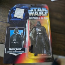 NEW Star Wars The Power of the Force Darth Vader Removable Cape Action Figure