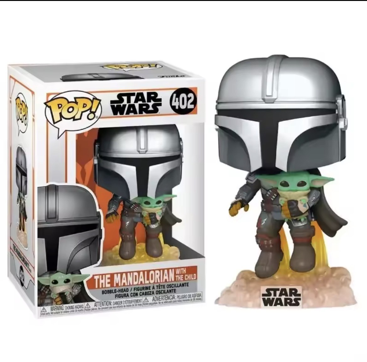 Funko Pop Star Wars Bundle The Mandalorian With Grogu The Child 2 Pack