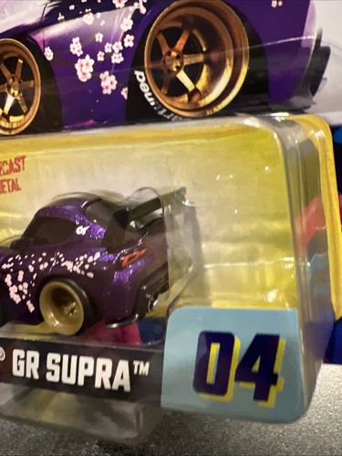 2025 CAR TUNED JDM SERIE 1 #04 2022 TOYOTA GR SUPRA VIOLA 1:64 AUTO - Foto 4 di 5