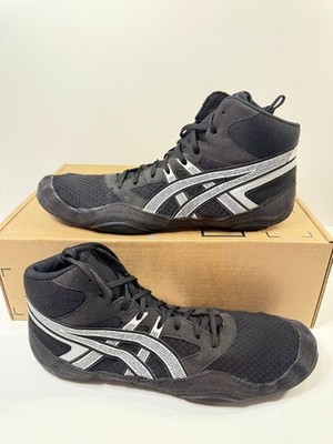 2. ASICS Men's Snapdown 4 Wrestling Shoes, 15, Black/White
