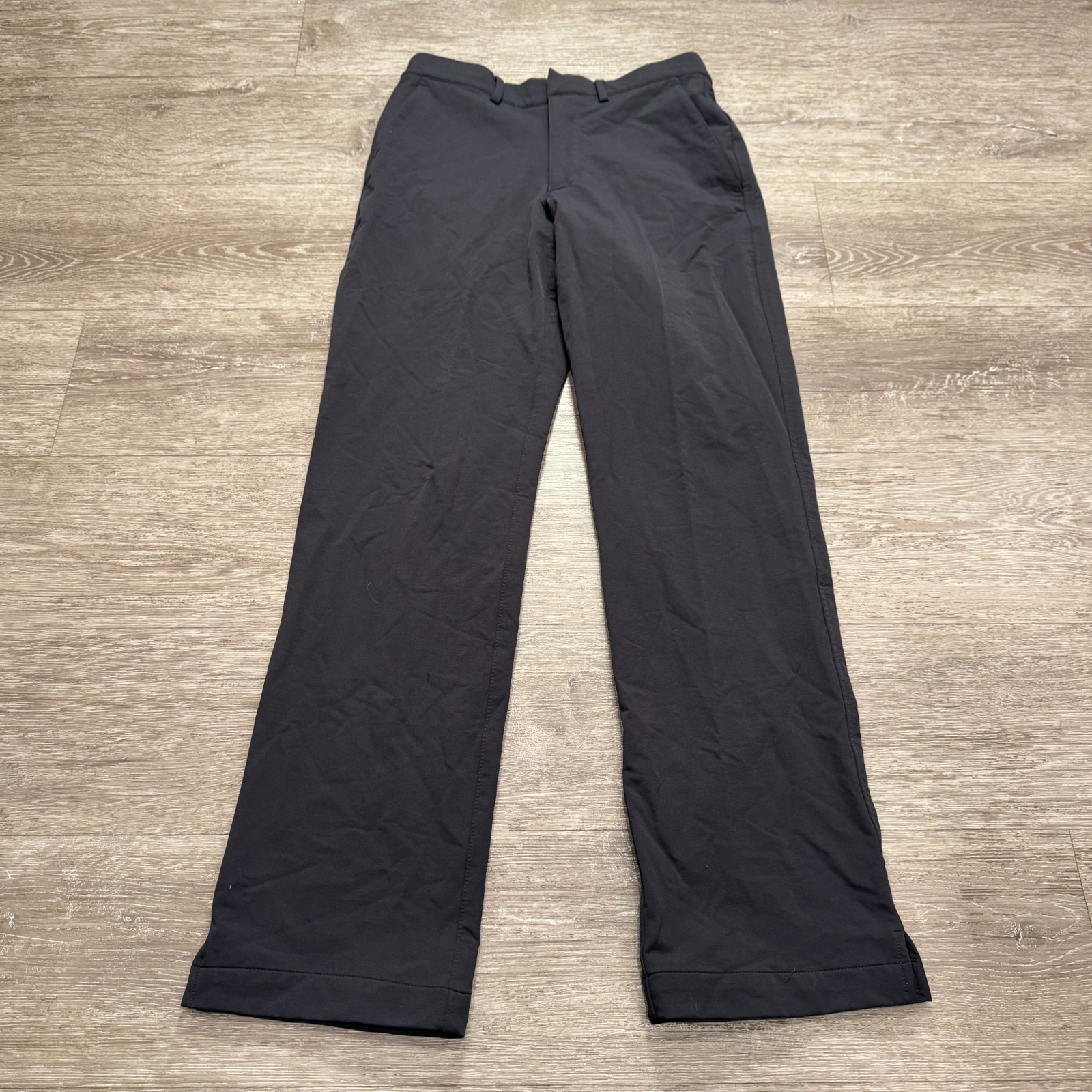 Under Armour Pants Mens 30 Black Storm Flat Front 30x31 Performance Outdoor