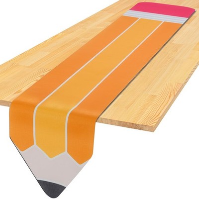 Back To School Table Runner Pencil First Day Classroom Decoration 13x72 Inch