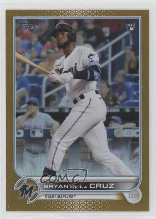 2022 Topps Series 1 Gold Foil Bryan De La Cruz #22 0rv8