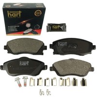 Satz 4 BremsbeläGe Hart Premium Vorderachse FüR Opel Corsa C 1.4/1.7/1.8