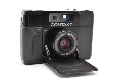 MINT] Contax T Black Rangefinder 35mm Film Camera Carl Zeiss Lens