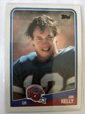 1988 Topps - Jim Kelly #221 Buffalo Bills HOF