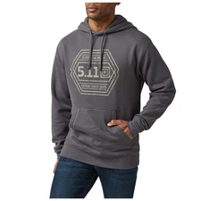 5.11 TACTICAL ABR Intricate Emblem Men's Pullover Hoodie Size Large Flint - NEW