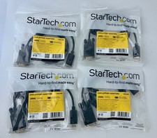 StarTech.com DP2VGAMM6B DP to VGA Adapter Converter 1080p 6ft. New Lot of 4