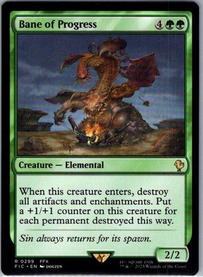 Bane of Progress - 299 - Commander: FINAL FANTASY - MTG - NM - B2G1