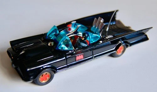 Vintage Corgi 267 Batmobile. No tow hook version. Superb original condition.