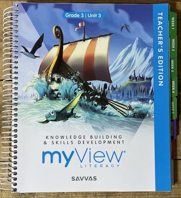 My View Literacy Grade 3 Teacher Edition - Savvas - Education Book