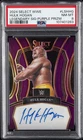 2024 PANINI SELECT WWE LEGEND SIGNATURES PURPLE PRIZM HULK HOGAN 2/35 PSA 8 AUTO