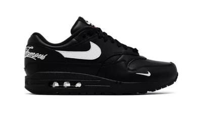 Supreme X Nike Air Max 1 '87 SP Black Men's Size 12 Confirmed