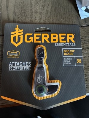 GERBER GDC Zip Blade Knife - Attaches to Zipper Pull Tab with Locking Blade