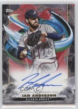 2023 Topps Inception Base Rookie and Emerging Stars Red 5/50 Ian Anderson Auto