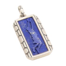 Colgante vintage de plata de ley 925 tallado canasta jugador de bolas encanto PT25314