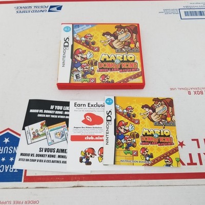 Mario vs Donkey Kong Mini-Land Mayhem Nintendo DS Case Manual Inserts Only