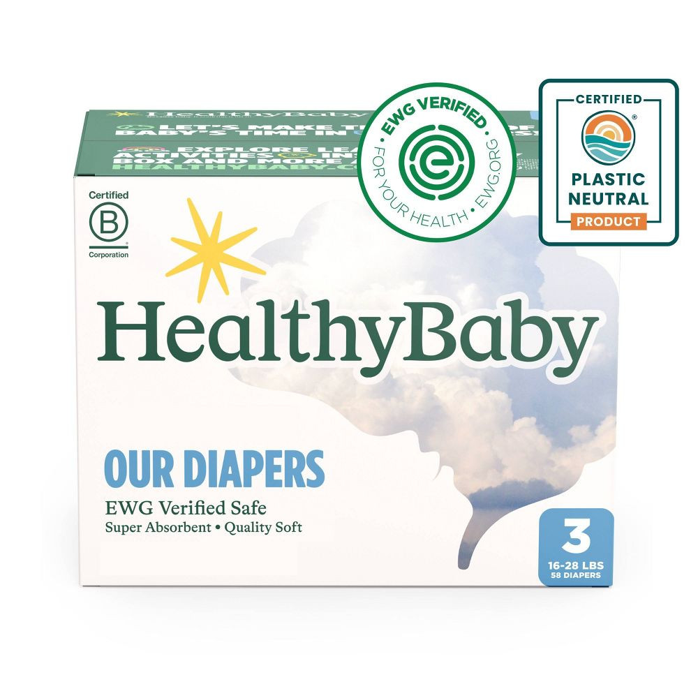 Подгузники HealthyBaby - Размер 3 - 58 карат 5090₽