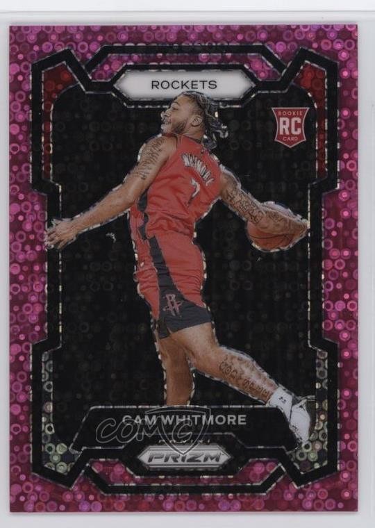 2023-24 Panini Prizm Fast Break Pink Prizm 2/50 Cam Whitmore #129 6m7