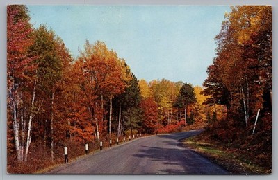 Highway Framed By Heavenly Beauty Wausau WI 1962 Postcard TS-313