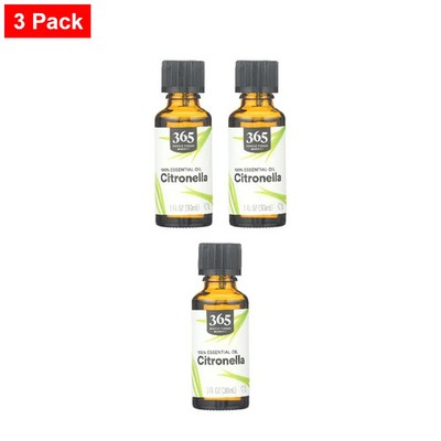 WFM, 100% Essential Oil Citronella, 1 Oz - 3 Pack