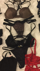 NEW LOT 22 VICTORIA'S SECRET SETS BRA , 11 BRAS, 11 PANTY THONG DIFFERENT SIZES