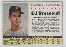 1961 Post Eddie Bressoud (Hand Cut) #152 a4l