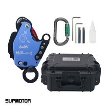 Z3-FIRE Blue Ascent Descent Device with Universal Joint Tool Box 30kg-285kg Load