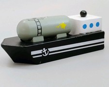 Wooden Railway Tanker Ship Boat Thomas Brio Compatable Propane Magnetic Cargo