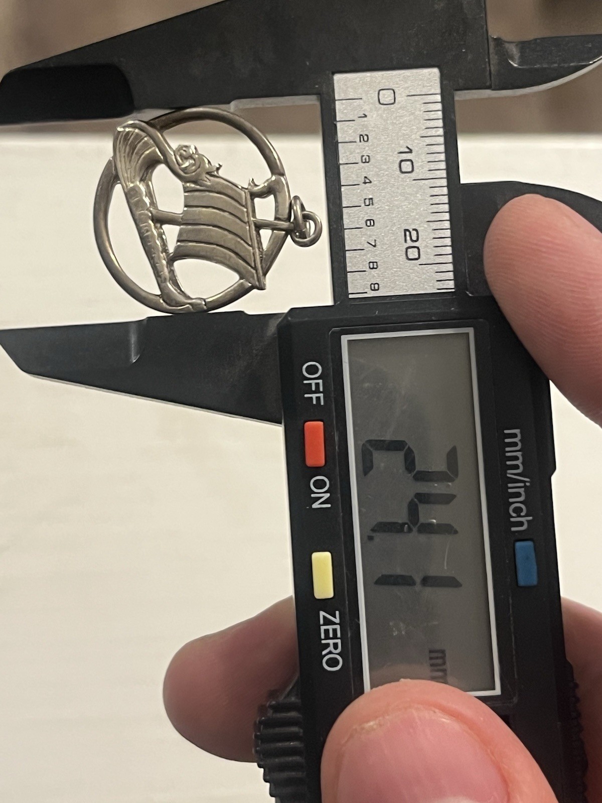 Solid 925 Sterling Silver Viking Age Sailboat / L… - image 4