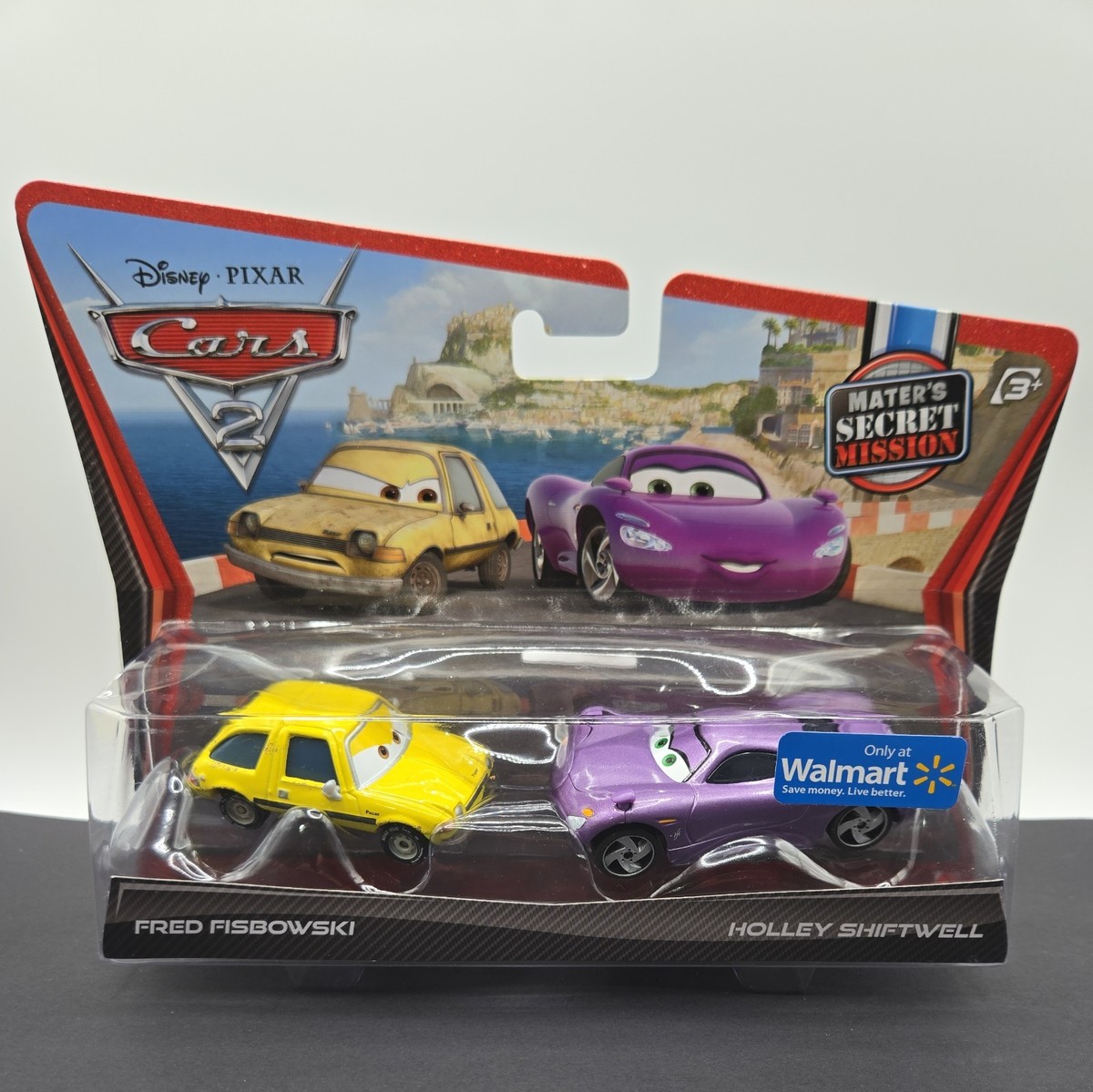 ミニカー Disney Pixar Cars 2 Diecast Playset Disney Pixar Cars 2 Diecast Twin Pack Fred Fisbowski & Holley