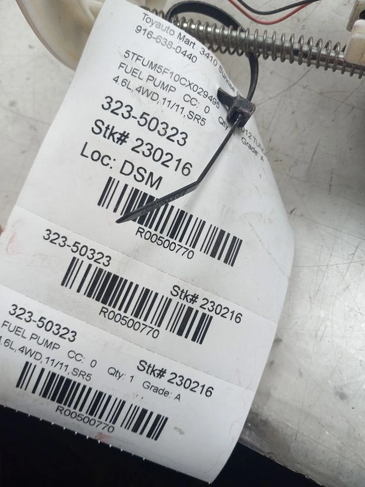 07-19 TOYOTA TUNDRA CABINE ESTENDIDA 4.6L 4WD NA BOMBA DE COMBUSTÍVEL GASOLINA - Imagem 4 de 4